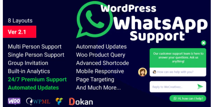 WhatsApp Plugins WordPress | WordPress WhatsApp Support