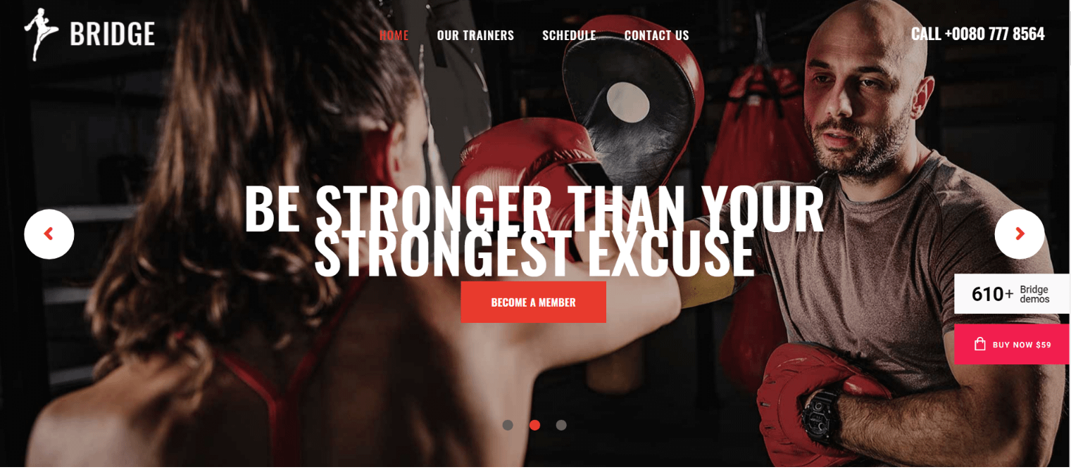 Be Stronger - boxing section